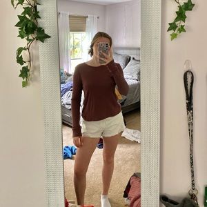 SOLD brown long sleeve